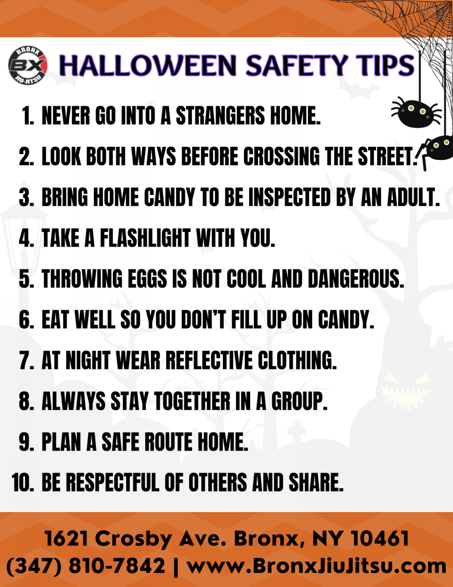 Halloween Safety Tips Bronx JiuJitsu Bronx, New York